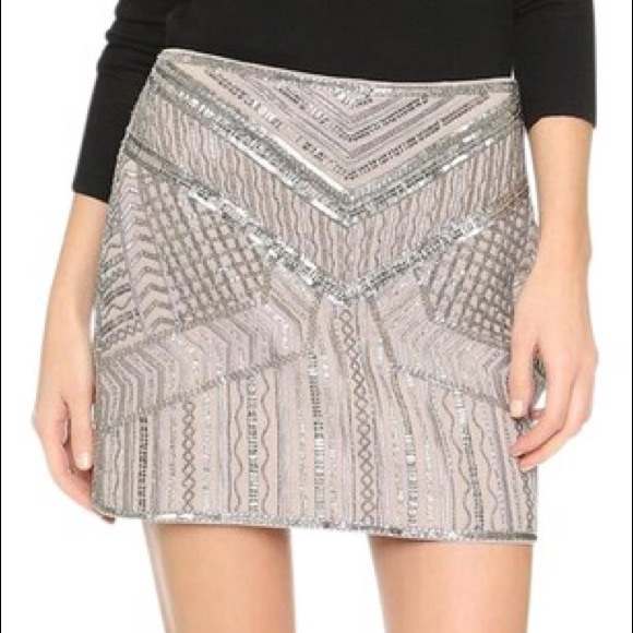 Club Monaco Embroidered Skirt - Picture 2 of 3